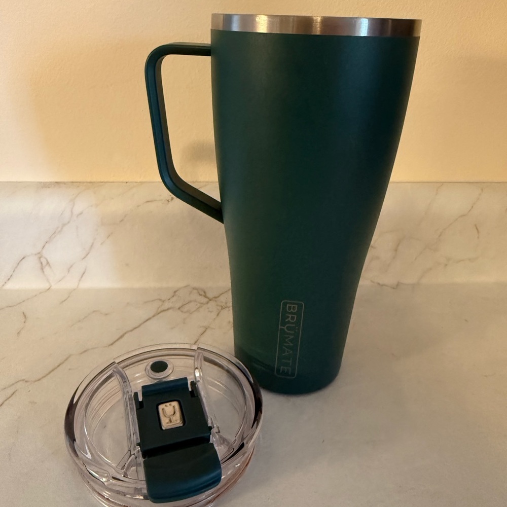 BrüMate Green Toddy 32oz Insulated Travel Mug with Handle